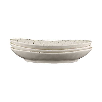 Melamine Oval Plate - Chocolate Chip