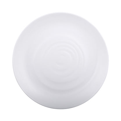 Melamine Round Plate - White