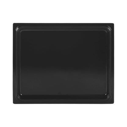 Melamine Rectangular Reversible Bin Lid - Black