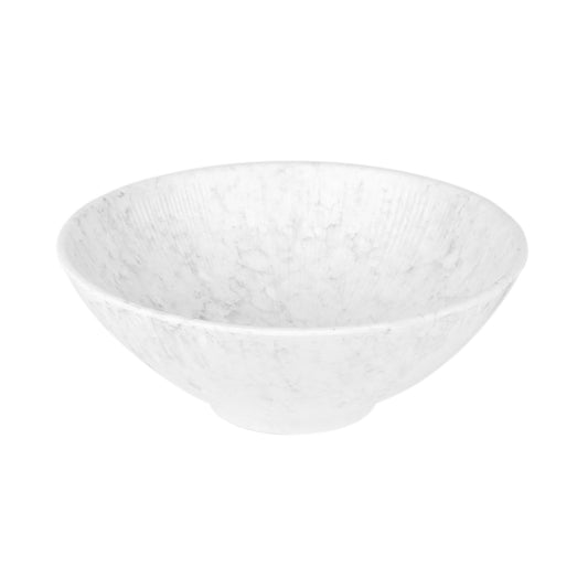Melamine Round Bowl - Gray Marble