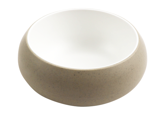 16 oz hatch touch of honey interior/sandstone exterior melamine bowl, 5.8"L x 5.8"W x 2.3"H, GET, cheforward