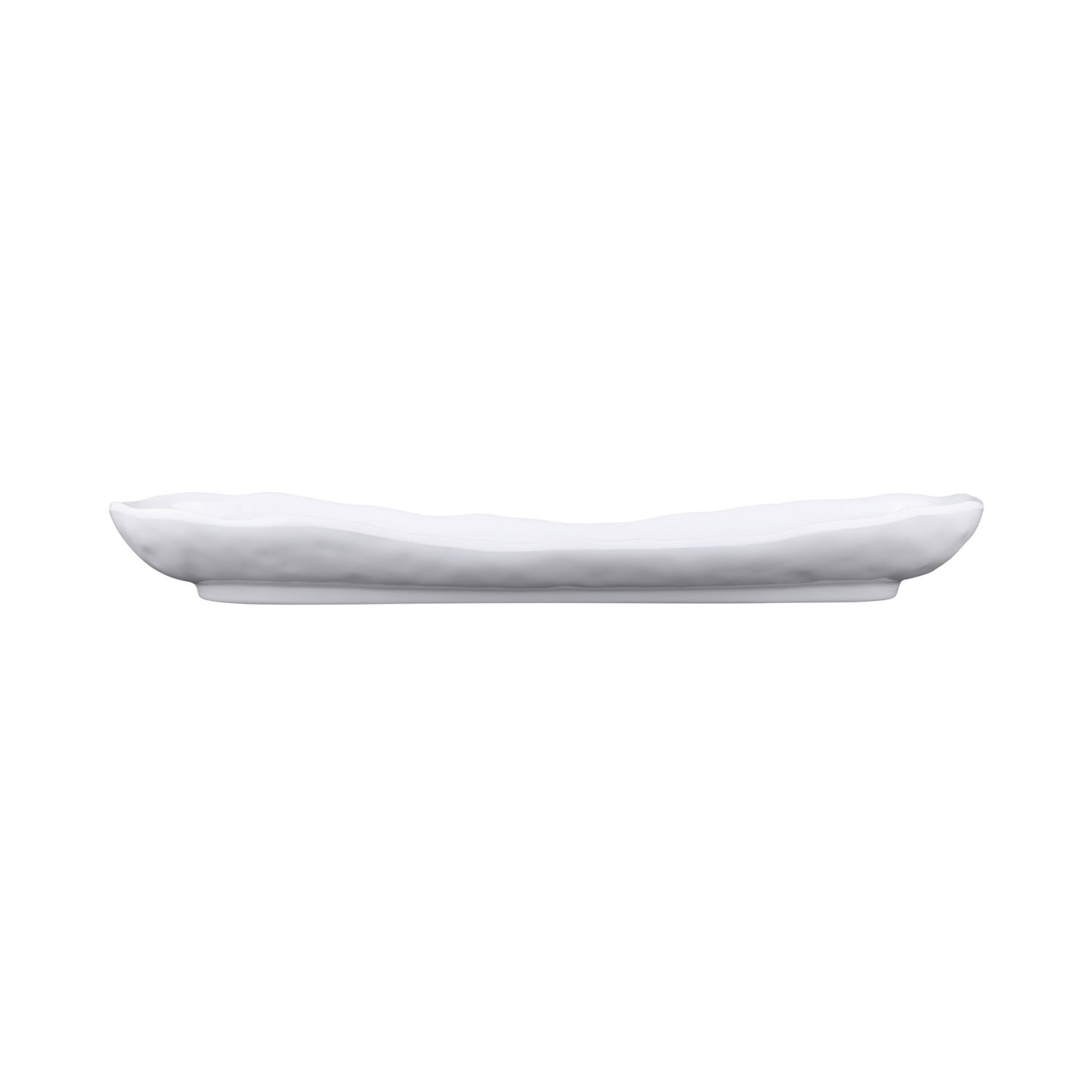Melamine Uneven Edge Tray - White