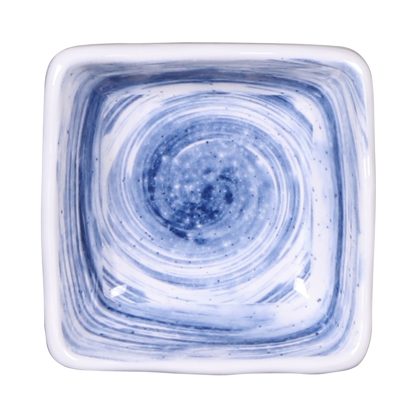 Melamine Square Ramekin - Navy Design