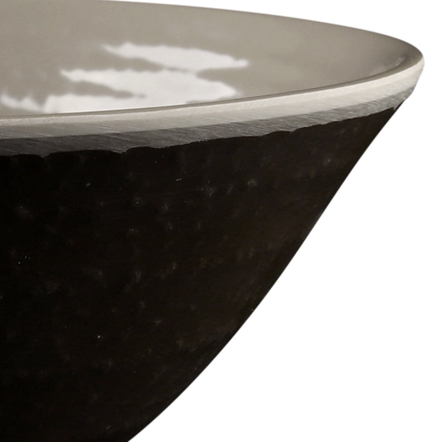 Melamine Bowl - Aubergine Matte Finish Outside/Mushroom Gloss Finish Inside