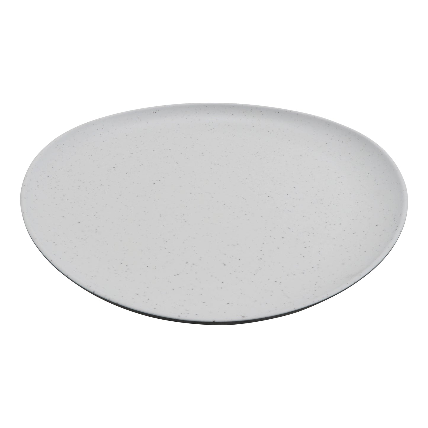 12" revive stone natural/black triangle melamine platter (extra large), 12"L x 12"W x .5"H, GET, cheforward