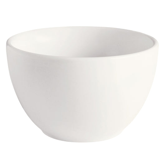 8.8 oz. Bright White Porcelain Bouillon Bowl, 4" Dia., Corona Actualite (Stocked) (12 Pack)