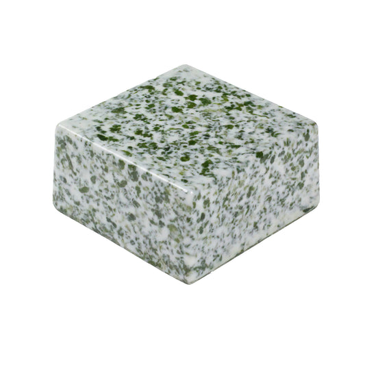 3.15" wonder terrazzo emerald rectangle flat melamine square, 3.15"L x 3.15"W x .8"H, GET, cheforward