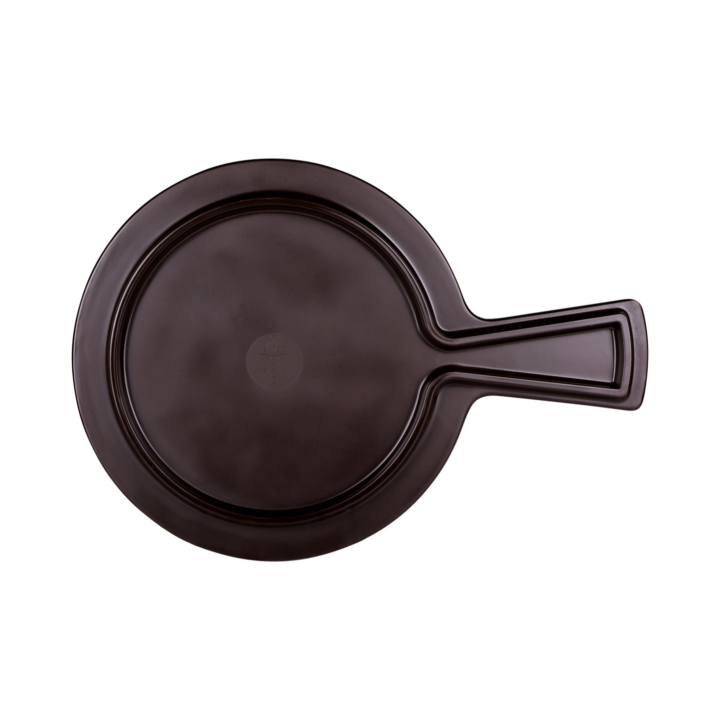 Melamine Round Serving Board - Bamboo