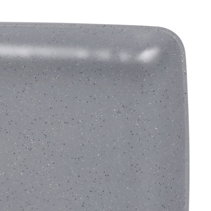 Melamine Rectangular Platter - Granite Stone