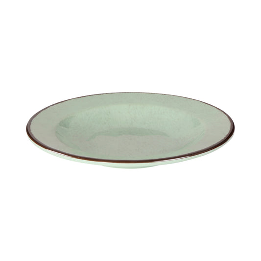 Melamine Round Crackle Pasta/Soup Bowl - Hemlock
