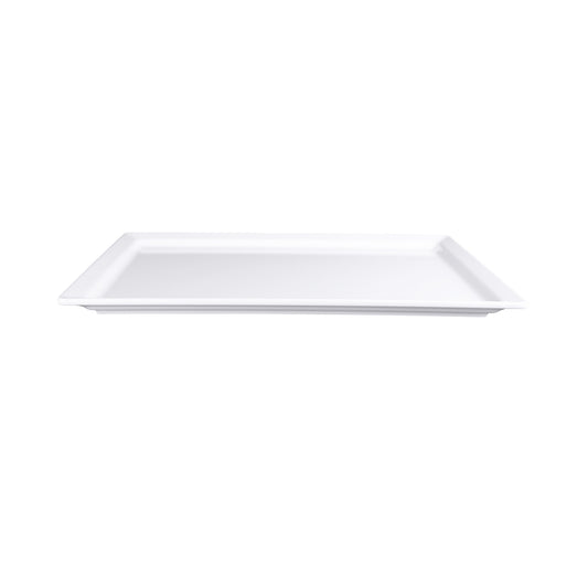 Melamine Rectangular Serving Platter - White