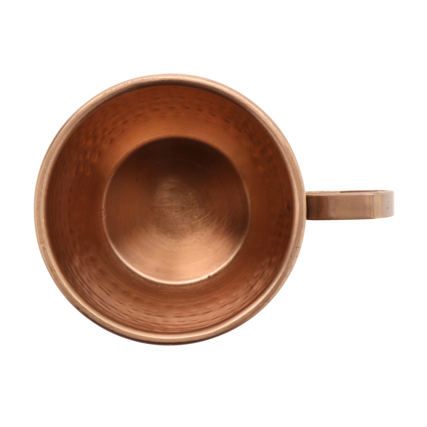 16 oz. Copper-Plated Mug with Hammered Finish, (19 oz. rim-full), 3.25" Top Dia., 4" Tall, G.E.T. Copper Drinkware