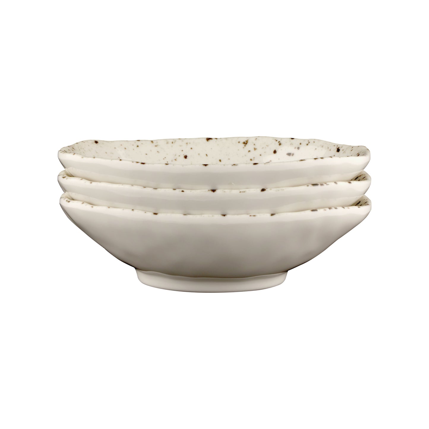 Melamine Oval Bowl - Chocolate Chip