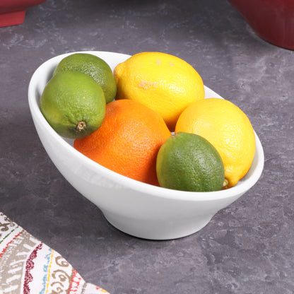 Melamine Round Bowl - White