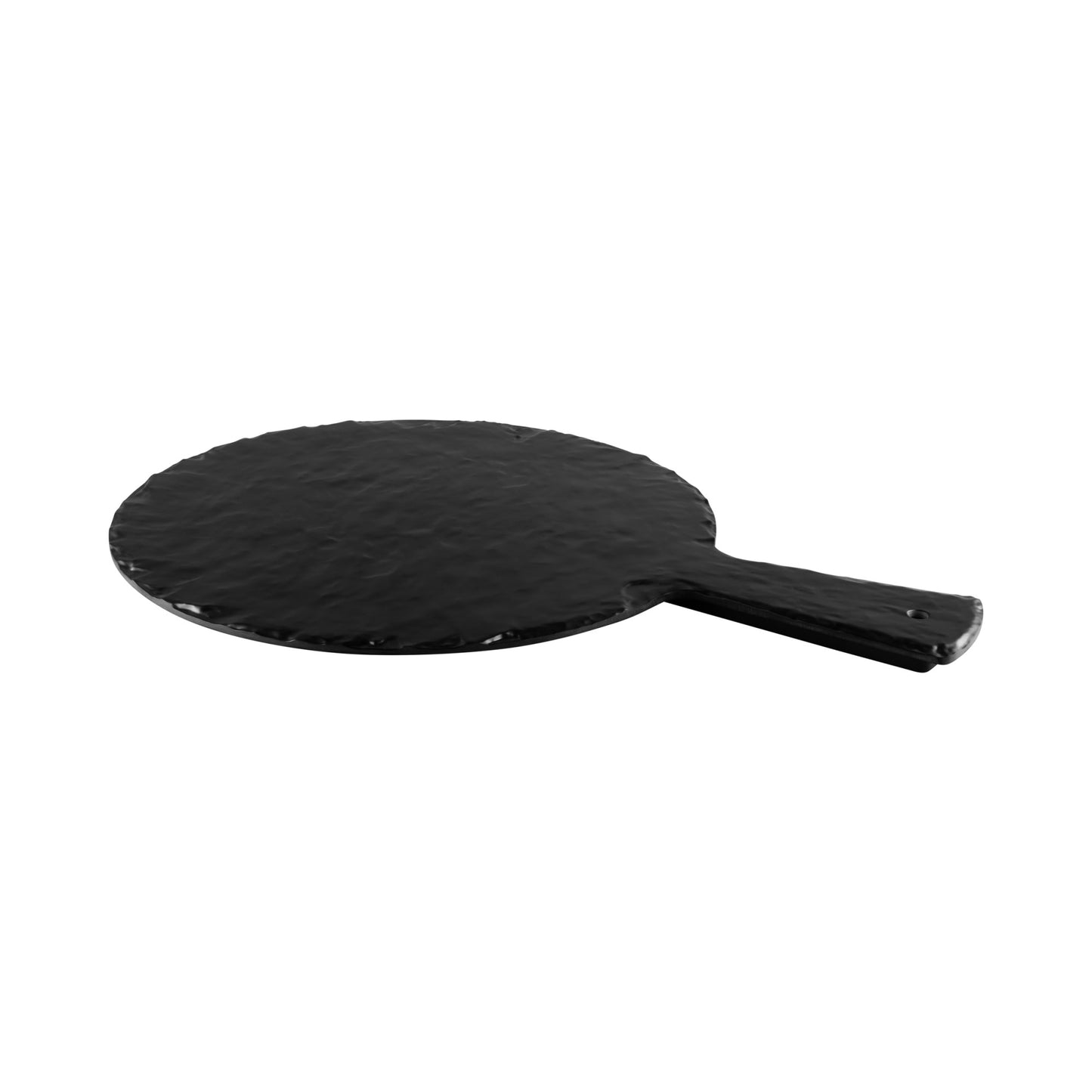 Melamine Round Serving Board - Black