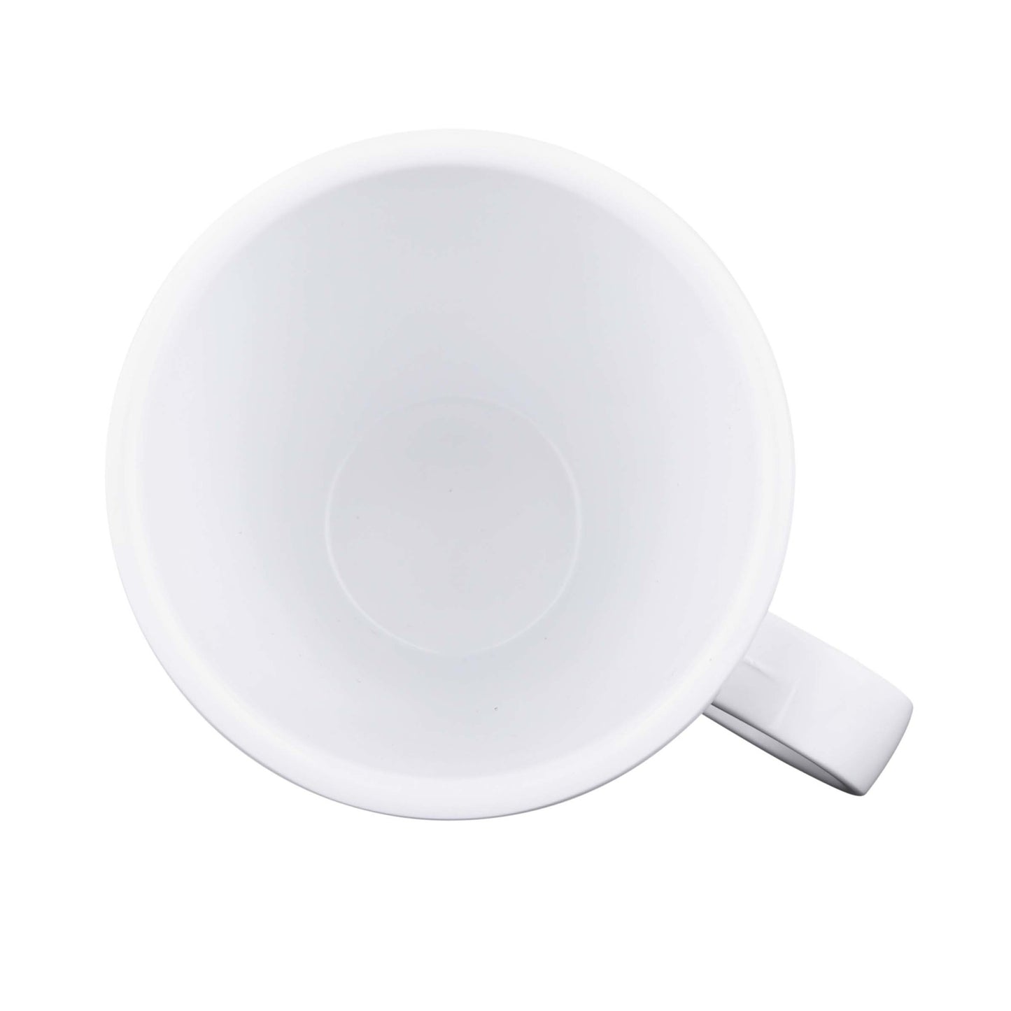 Melamine Swirl Mug - White