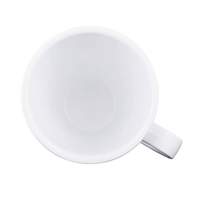 Melamine Swirl Mug - White