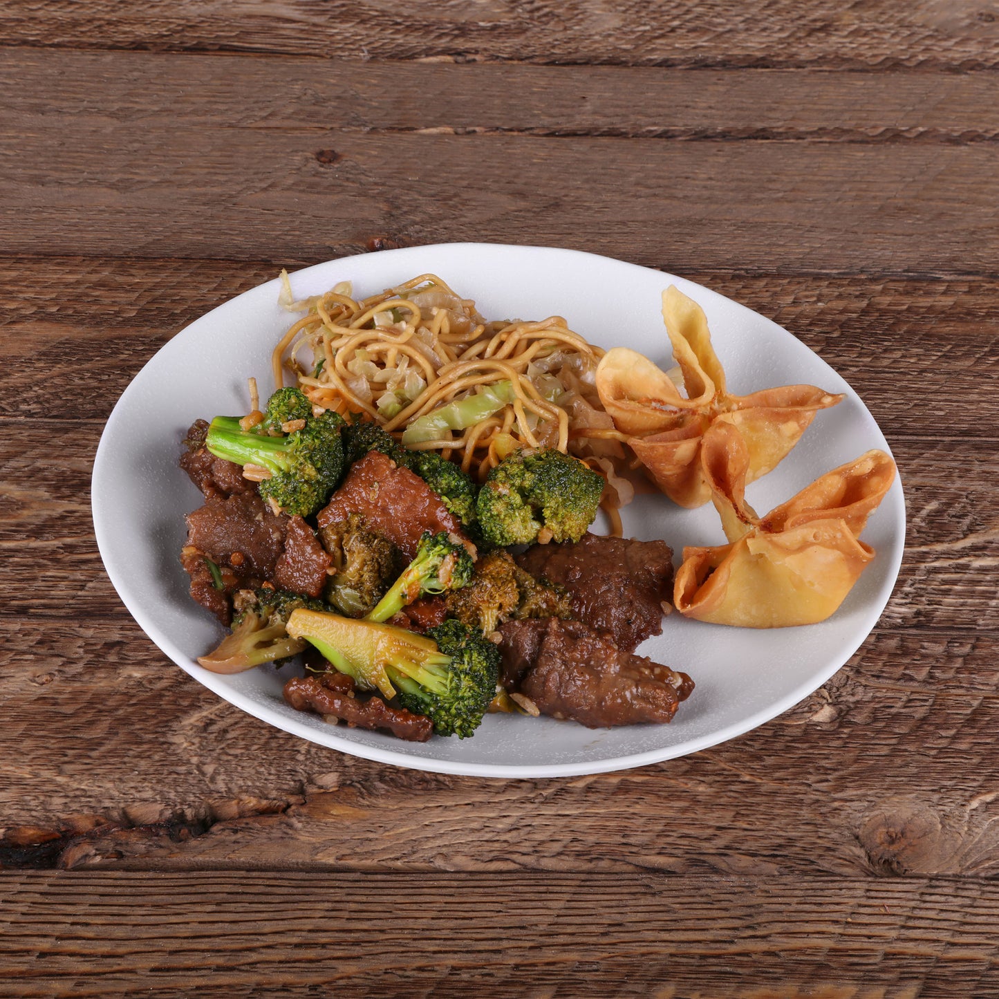 Melamine Round Plate - White