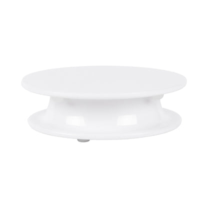 Melamine Round Flat Plate (Fits M5P Pedestal) - White