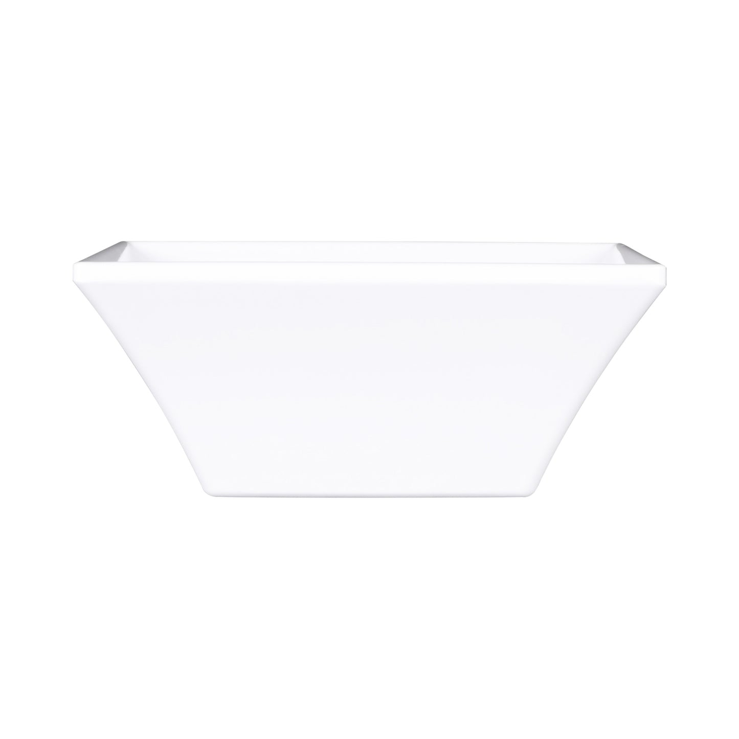 Melamine Square Bowl - White