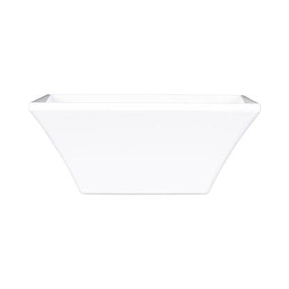 Melamine Square Bowl - White