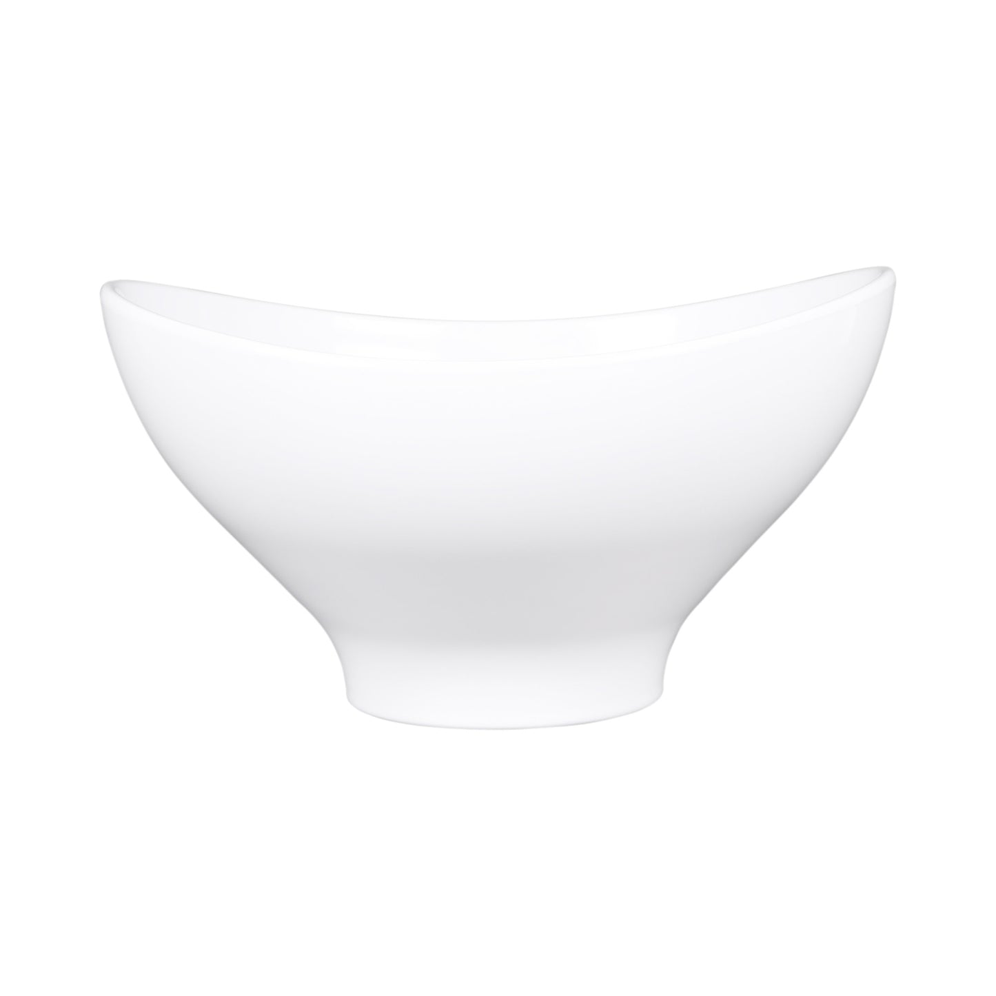 Melamine Deep Oval Bowl - White