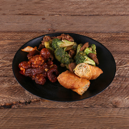 Melamine Round Plate - Black