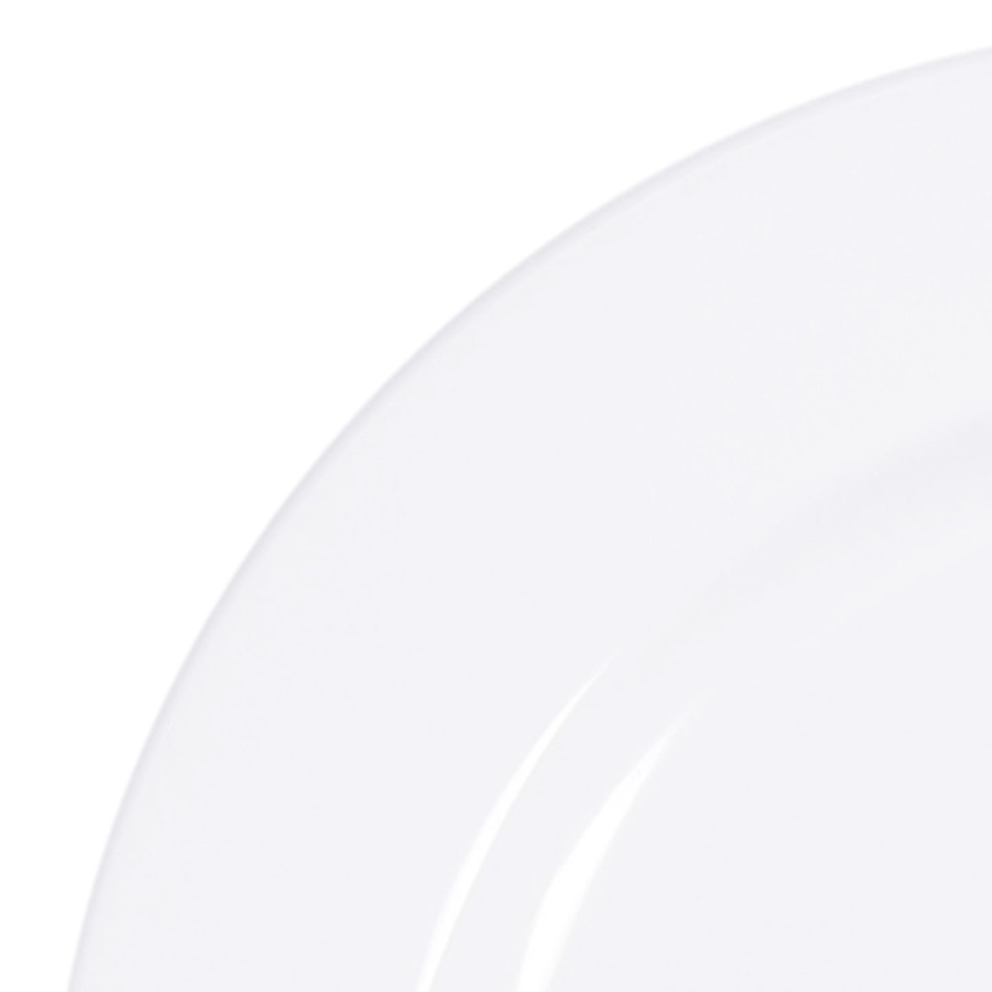 Melamine Round Platter - White