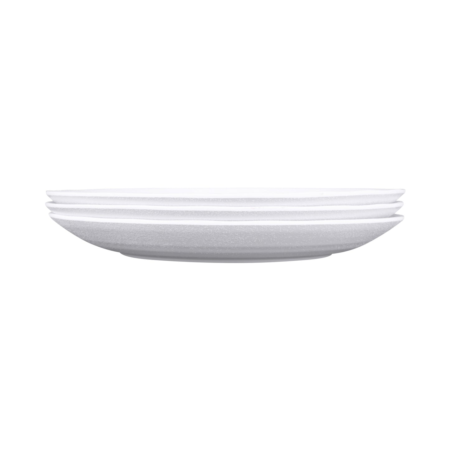 Melamine Round Plate - White