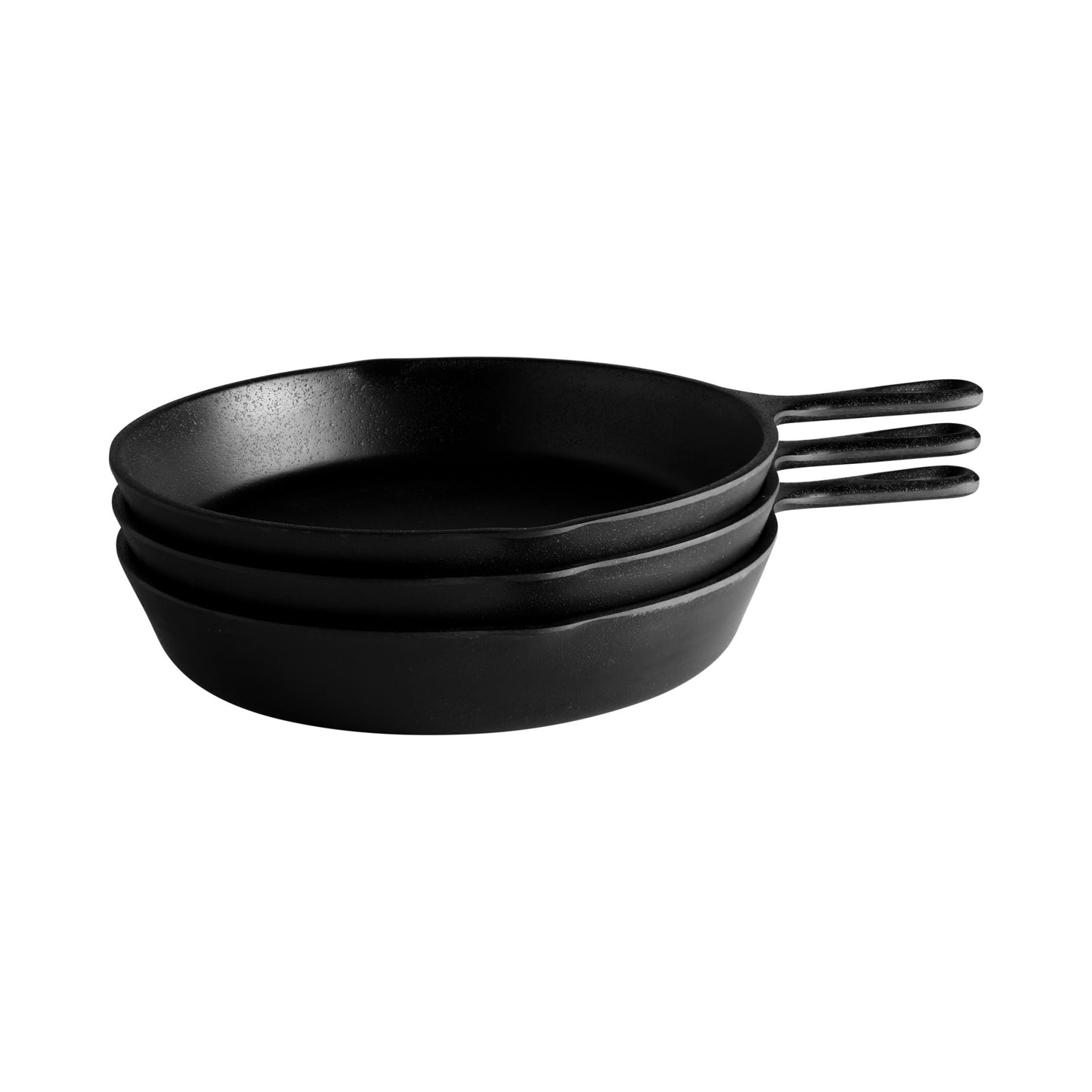 Melamine Faux Cast Iron Fry Pan - Black