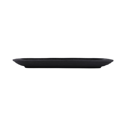 Melamine Rectangular Wave Tray - Black