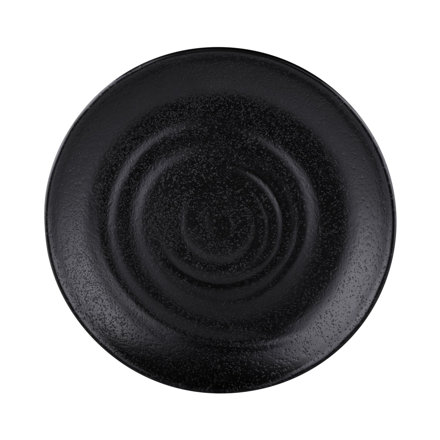 Melamine Round Plate - Black