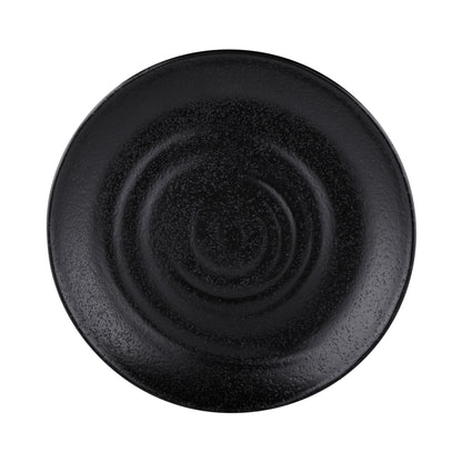 Melamine Round Plate - Black