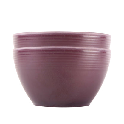 Melamine Round Bowl - Purple Glaze