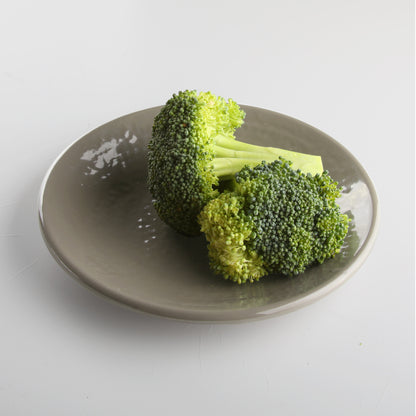 Melamine Round Pebble Plate - Mushroom