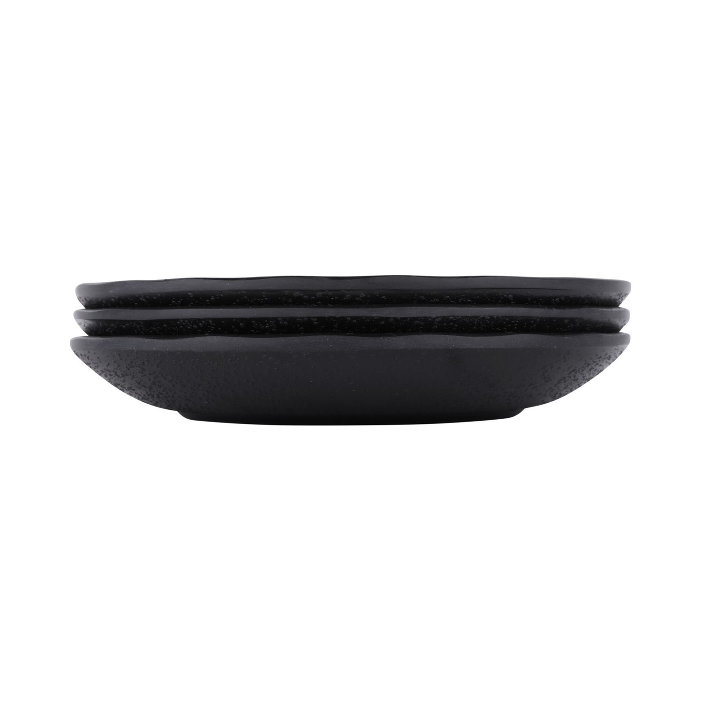 Melamine Round Plate - Black
