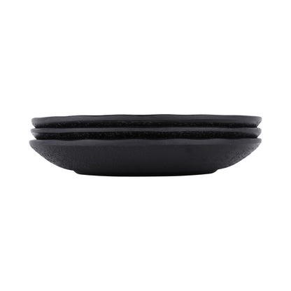 Melamine Round Plate - Black