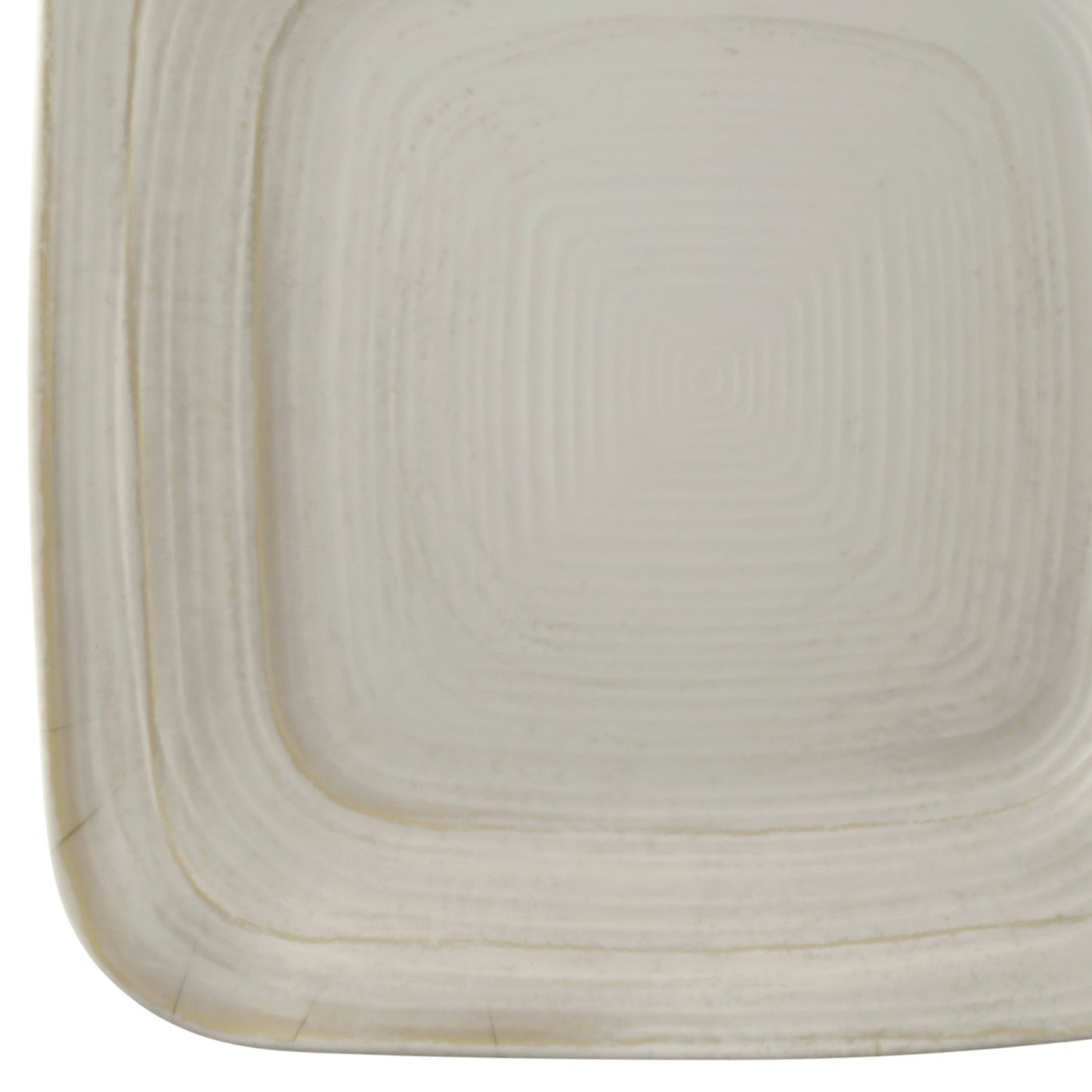 Melamine Irregular Square Plate - Off White Design