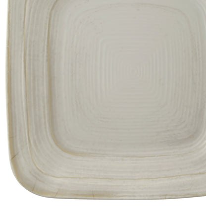 Melamine Irregular Square Plate - Off White Design