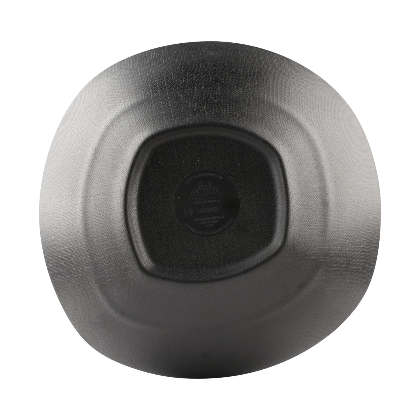 Melamine Irregular Bowl - Black