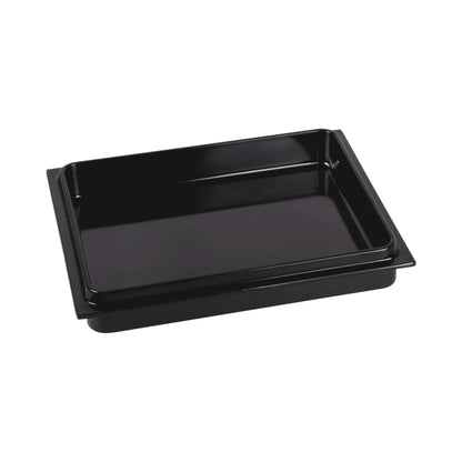 Melamine Rectangular Reversible Bin Lid - Black