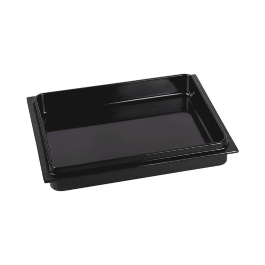 Melamine Rectangular Reversible Bin Lid - Black