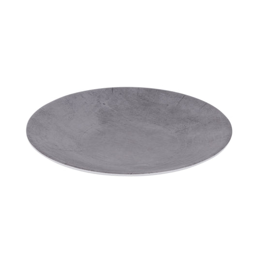 Melamine Round Plate - Cement