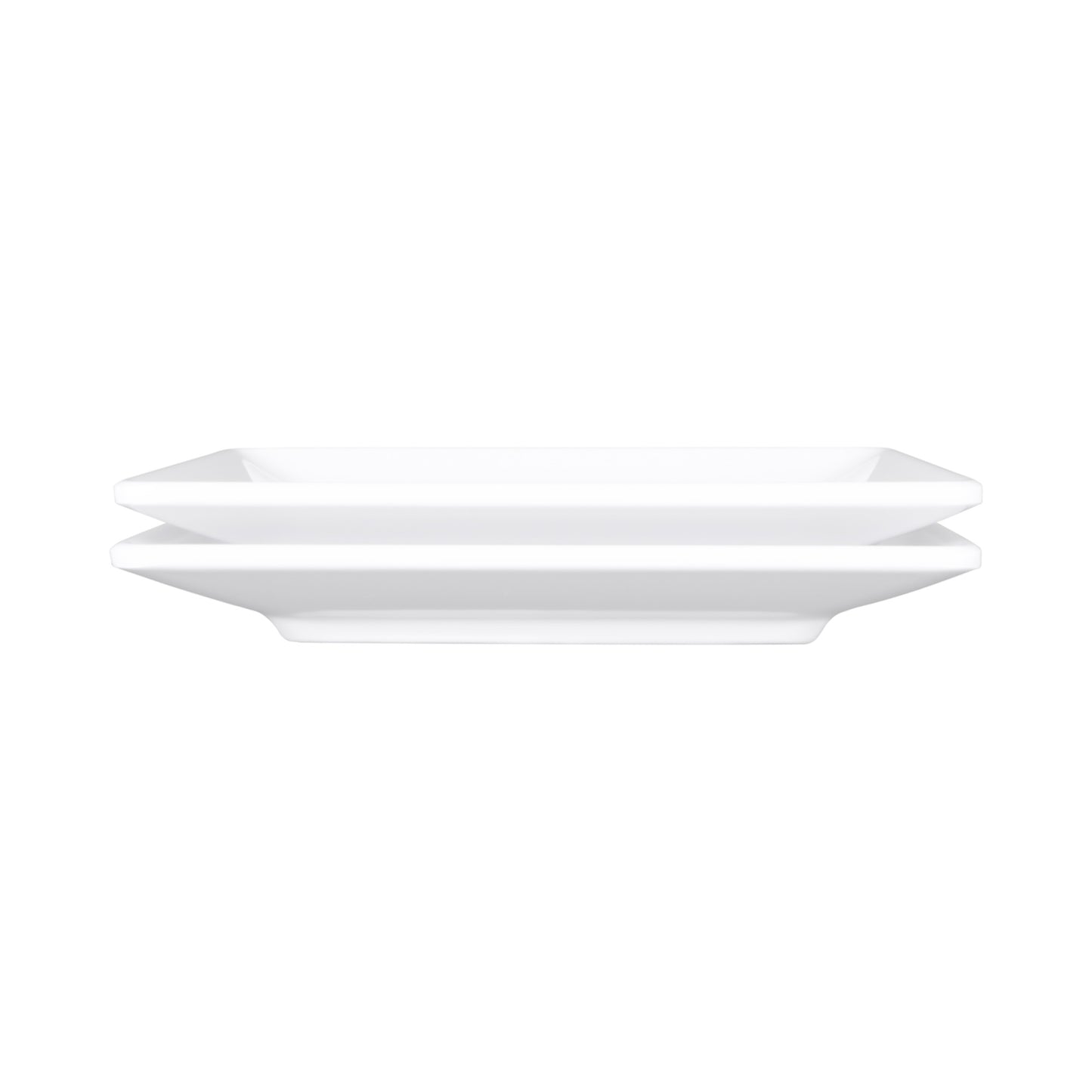 Melamine Square Plate - White