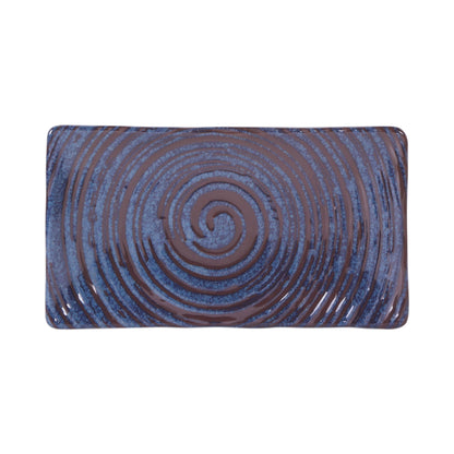 Melamine Rectangular Plate - Stardust Blue