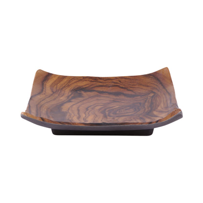 Melamine Square Plate - Sequoia