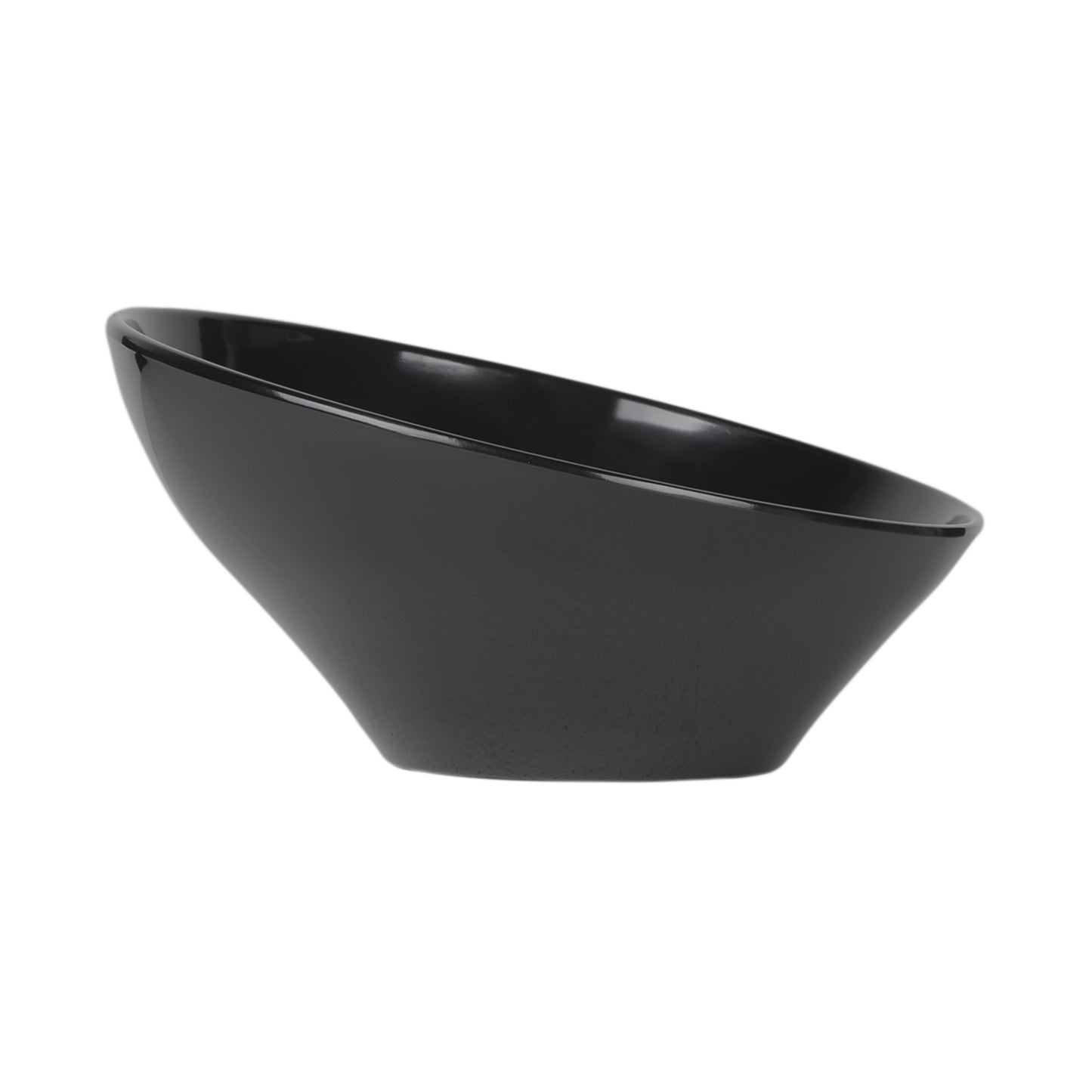 Melamine Round Bowl - Black