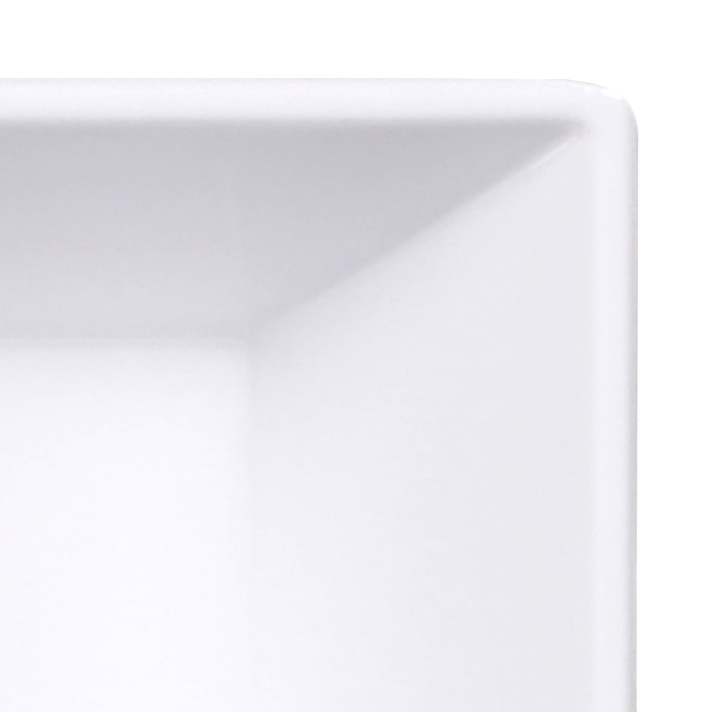 Melamine Square Bowl - White