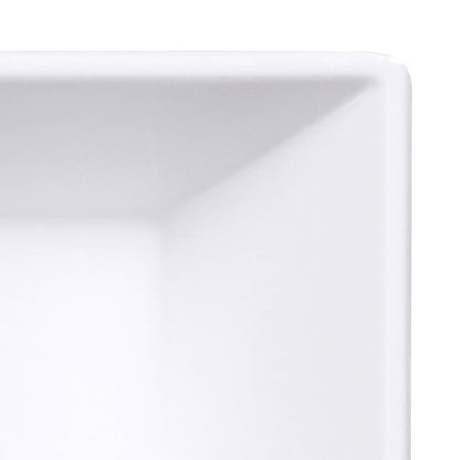 Melamine Square Bowl - White