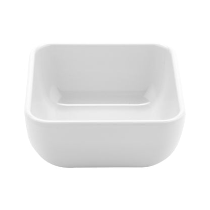 16 oz. (18 oz. Rim-Full), 4.75" Square Bowl w/ Rounded Corners, 2" deep (Set of 4 ea.)